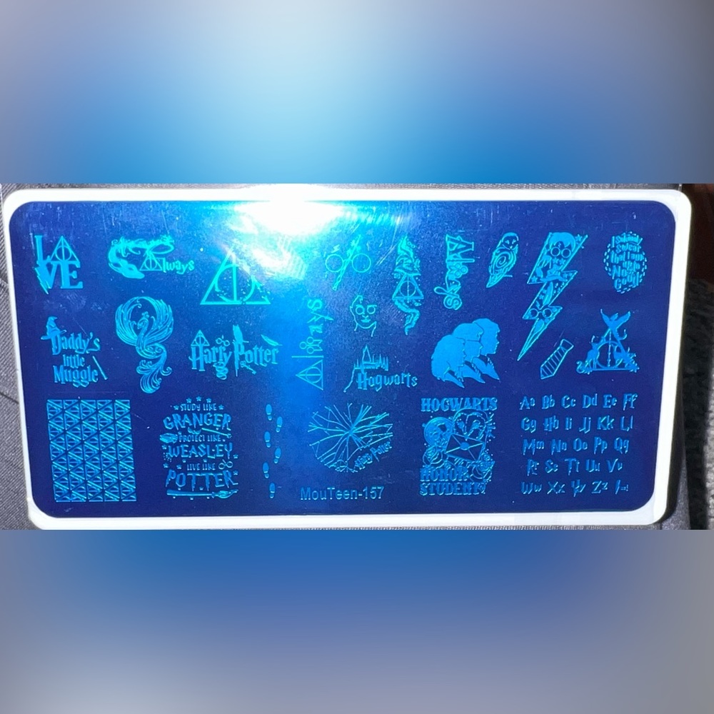 $5 NAIL STAMPING PLATE. STAINLESS STEEL WITH PLASTIC BASE. NEW. $5 IF BUNDLED - Picture 9 of 15